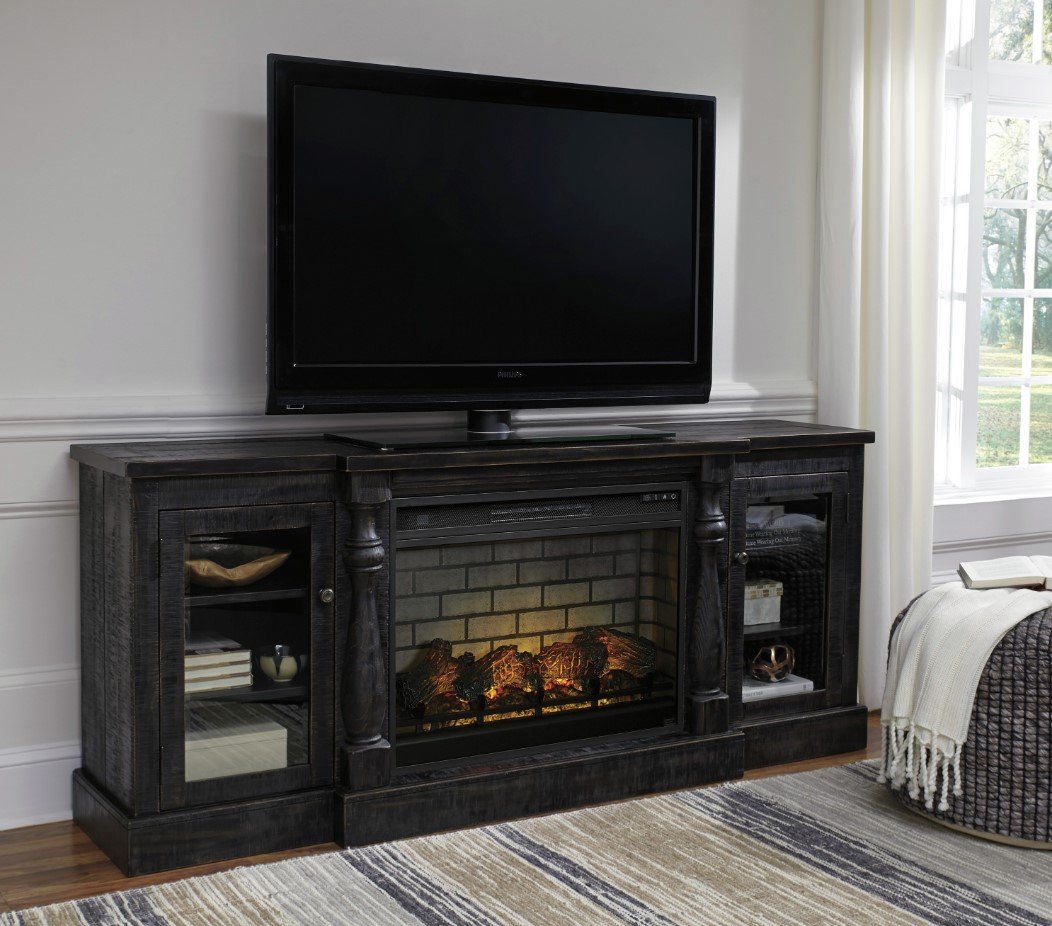 Preston fireplace cheap tv stand